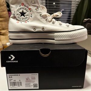 Converse White CTAS Lift High-Tops